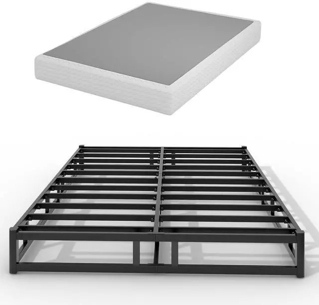 Main image of 7 Inch Box Spring for King Bed, Quick Assembly King Size Metal Mattress Foundation with Fabric Cover, Quiet Easy Assembly, Strong Steel Frame, Heavy Duty, Low Profile Bed Frame Base, King