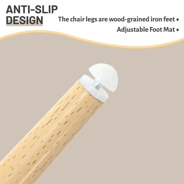 Alt view image 6 of 7 - Small Modern Dining Room Arm Chairs Set of 4, Mid-Century Upholstered Velvet Side Seat Club Guest with Metal Tube Legs for Kitchen, Living Room, Beige