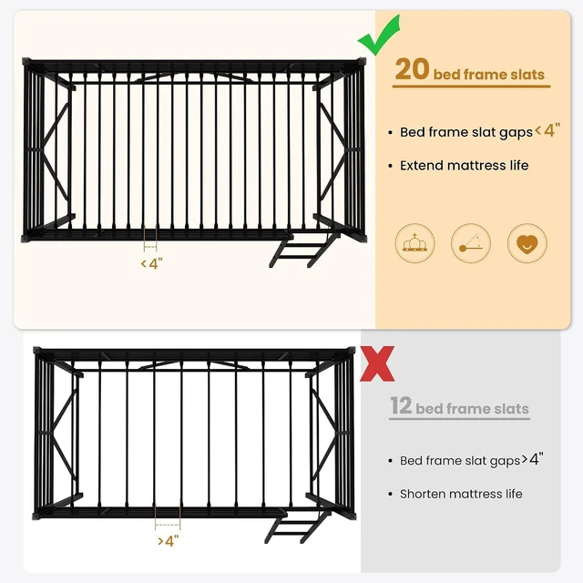 Alt view image 6 of 7 - Twin Size Metal Low Loft Bed, CPC Safety Certified, Black | Soft Bumper Edges, 14'' Guardrail & Angled Ladder, Space-Saving for Dormitory and Bedroom, for Kids, Teens & Junior