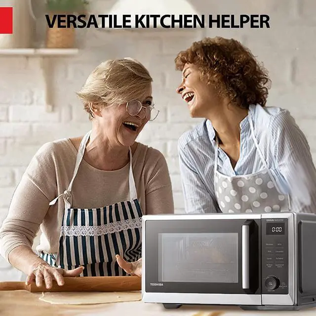 Alt view image 7 of 7 - 6-in-1 Inverter Countertop Microwave Oven Healthy Air Fryer Combo, MASTER Series, Air Fryer, Broil, Convection, Speedy Combi, Even Defrost, Sound On/Off 27 Auto Menu Stainless Steel