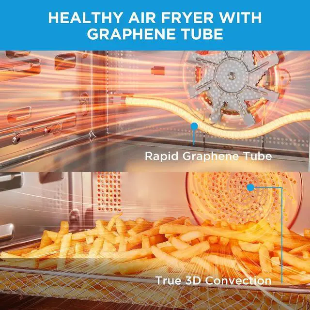 Alt view image 4 of 7 - 4-in-1 Multifunctional Microwave Steam Oven, Combo Air Fryer, Steamer & Microwave Oven, 32 Auto Functions, Adjustable Power and Temperature, Color Screen Touch Control, 0.9CU.FT./23L