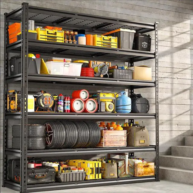 Main image of 3300LBS Garage Shelving 78" H Storage Shelves Heavy Duty 6-Tier Adjustable Metal Shelving Easy Assembly Storage Shelf for Garage Basement Warehouse Pantry, 48" W X 18" D X 78" H