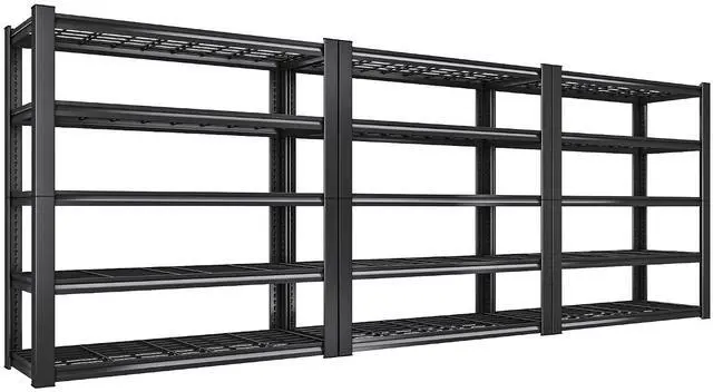 Main image of 3010LBS Storage Shelves 72" H Garage Shelving Heavy Duty Metal Shelving 5 Tier Adjustable Metal Shelves for Storage for Kitchen Pantry Warehouse Basement 72" H x 35.5" W x 16" D, 3 Pack