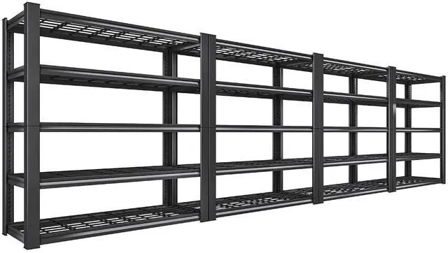 Main image of 3010LBS Storage Shelves 72" H Garage Shelving Heavy Duty Metal Shelving 5 Tier Adjustable Metal Shelves for Storage for Kitchen Pantry Warehouse Basement 72" H x 35.5" W x 16" D, 4 Pack
