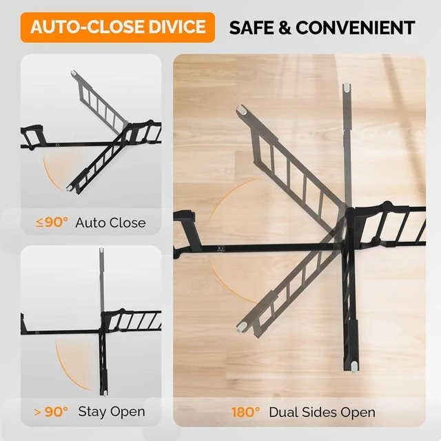 Alt view image 5 of 7 - 208'' Wide Baby Gate Playpen 8 Panel Adjustable Play Yard Metal Dog Gate with Door Fireplace Christmas Tree Fence for Pet/Child/Toddler