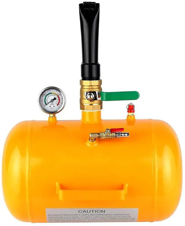 Main image of 5 Gallon Air Tire Bead Blaster Seater with Pressure Gauge & Handle,145PSI Seating Tool Inflator Tank, 85-116PSI Adjustable Pressure for Car Truck ATV, Jeep, Pickup, Yellow