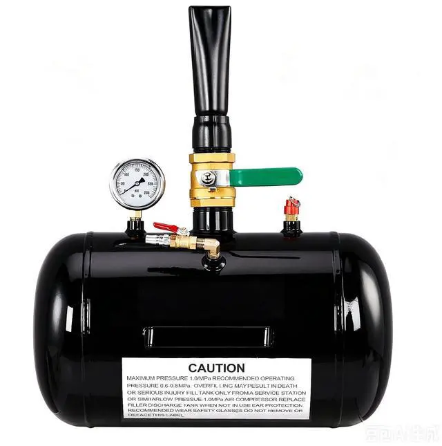 Main image of 5 Gallon Air Tire Bead Seater, 145 PSI Bead Blaster with Pressure Gauge & Handle, Seating Tool Inflator Tank for Truck ATV, Jeep, Pickup
