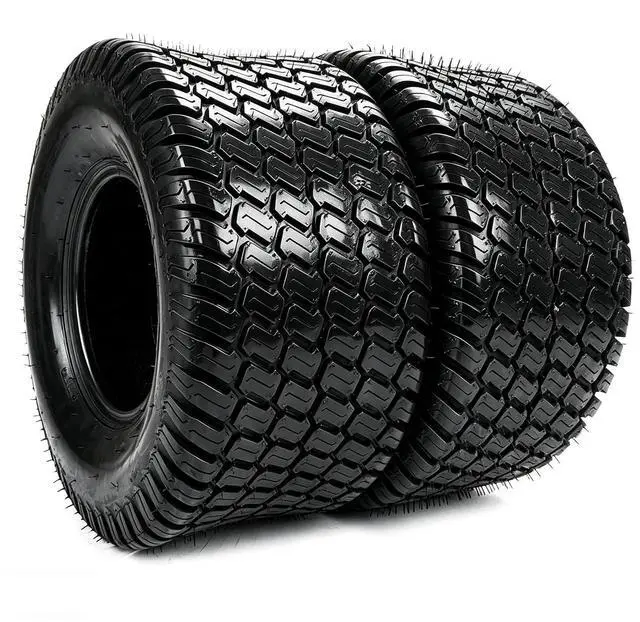 Alt view image 4 of 7 - 18x9.5-8 Lawn Mower Tires(2-Pack),4PR Turf Tire Fits Most Lawn & Garden Riding Mower Tractor Golf Cart Utility Vehicles,Tubeless