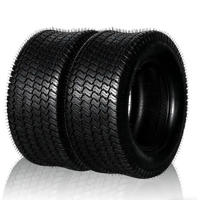 Alt view image 5 of 7 - 23x9.50-12 Lawn Mower Tires(2-Pack),4Ply Turf Tire Fits Most Lawn & Garden Riding Mower Tractor Golf Cart Utility Vehicles,24x9.5x12 Tubeless