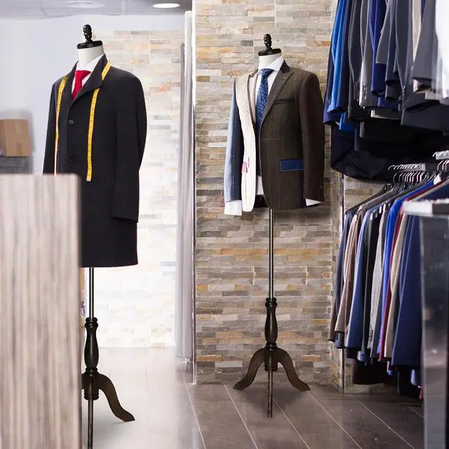 Alt view image 5 of 7 - Male Dress Form, Male Mannequin with Wooden Tripod Stand, Adjustable Height Torso Body for and Display and Sewing (Cotton)