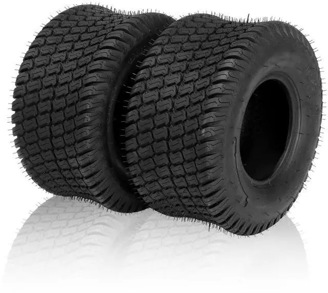 Alt view image 2 of 5 - 18x9.50-8 Lawn Mower Tires Set of 2, 4PR Turf Tire Lawn & Garden Tires, Compatible With Most Lawn & Garden Utility Vehicles, Tubeless