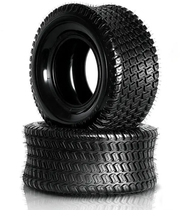 Alt view image 3 of 6 - 22x10.00-10 Lawn Mower Tires Set of 2, 4PR Turf Tire Lawn & Garden Tires, Compatible With Most Lawn & Garden Utility Vehicles, Tubeless