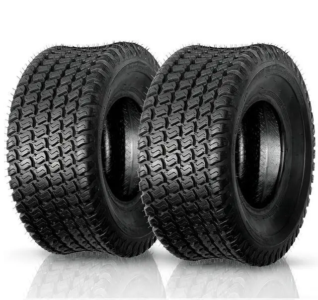 Alt view image 4 of 6 - 22x10.00-10 Lawn Mower Tires Set of 2, 4PR Turf Tire Lawn & Garden Tires, Compatible With Most Lawn & Garden Utility Vehicles, Tubeless