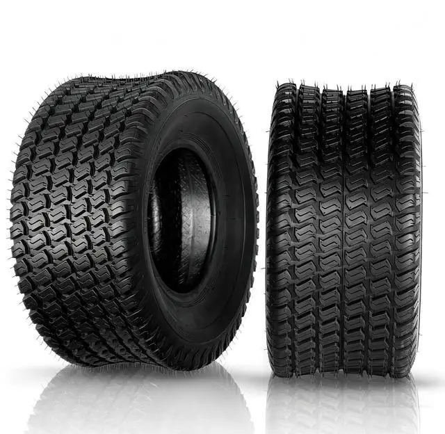 Alt view image 5 of 6 - 22x10.00-10 Lawn Mower Tires Set of 2, 4PR Turf Tire Lawn & Garden Tires, Compatible With Most Lawn & Garden Utility Vehicles, Tubeless