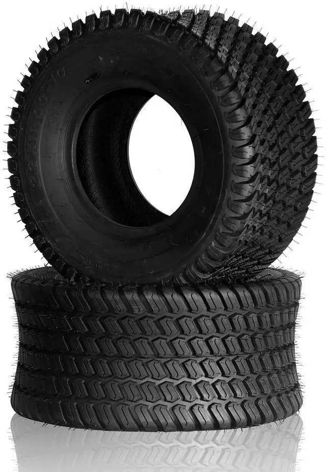 Alt view image 3 of 5 - 22x11.00-10 Lawn Mower Tires Set of 2, 4PR Turf Tire Lawn & Garden Tires, Compatible With Most Lawn & Garden Utility Vehicles, Tubeless