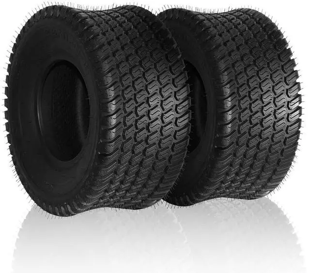 Alt view image 2 of 5 - 22x11.00-10 Lawn Mower Tires Set of 2, 4PR Turf Tire Lawn & Garden Tires, Compatible With Most Lawn & Garden Utility Vehicles, Tubeless