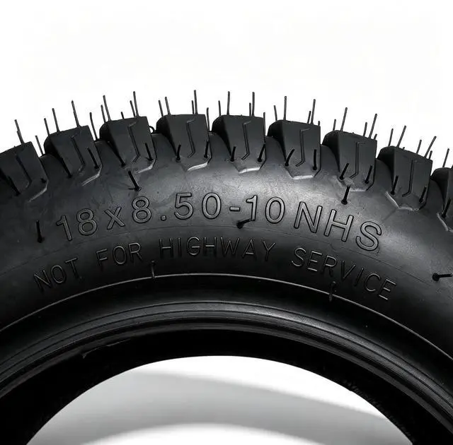 Alt view image 6 of 6 - 18x8.50-10 Lawn Mower Tires Set of 2, 4PR Turf Tire Lawn & Garden Tires, Compatible With Most Lawn & Garden Utility Vehicles, Tubeless