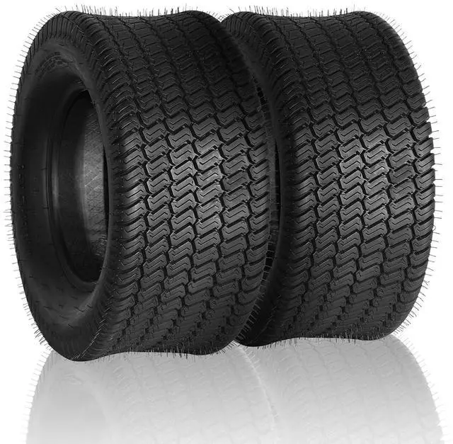 Main image of 24x9.50-12 Lawn Mower Tires Set of 2, 4PR Turf Tire Lawn & Garden Tires, Compatible With Most Lawn & Garden Utility Vehicles, Tubeless