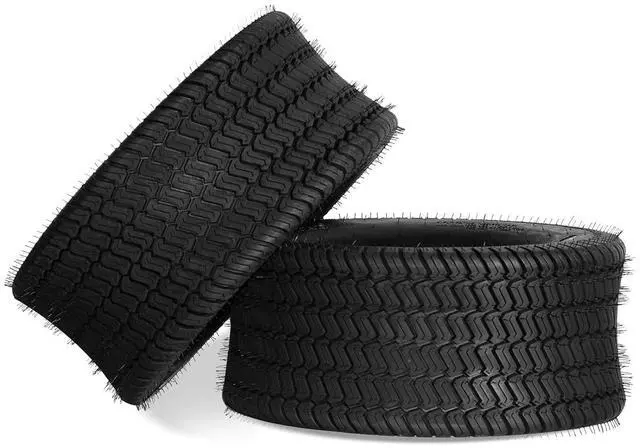 Alt view image 2 of 4 - 24x9.50-12 Lawn Mower Tires Set of 2, 4PR Turf Tire Lawn & Garden Tires, Compatible With Most Lawn & Garden Utility Vehicles, Tubeless