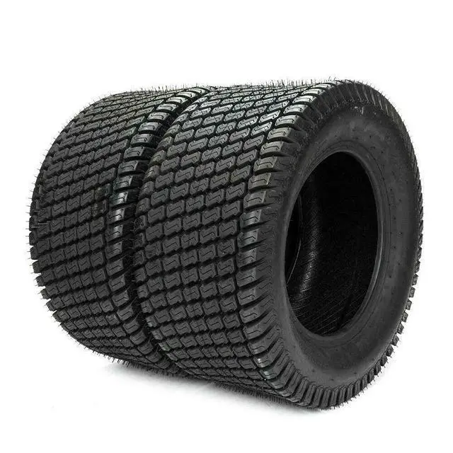 Alt view image 2 of 4 - 24x12.00-12 Lawn Mower Tires Set of 2, 6PR Turf Tire Lawn & Garden Tires for Garden Tractor Riding Mower, Tubeless