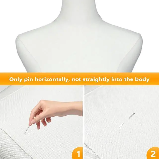 Alt view image 3 of 7 - Female Dress Form for Clothing Presentation, Height Adjustable Women Mannequin Torse Body with Stable Gold Finish Metal Stand, Clothing Dress Jewelry Display Sewing Model (Beige, Regular)