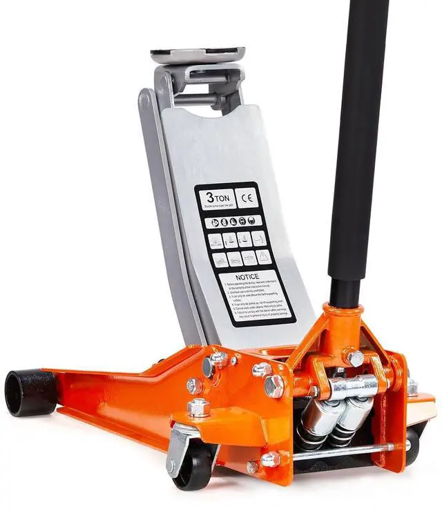 Main image of 3 Ton Low Profile Floor Jack,Lifting Range 2.95" to 20.1" Horizontal Hydraulic for Garage, Workshop and Vehicle Maintenance