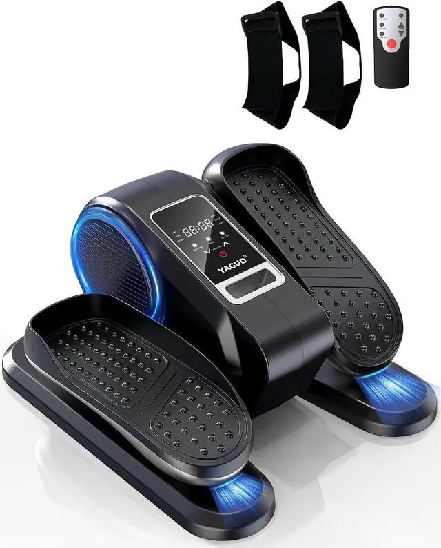 Main image of 1 Unit Under Desk Machine, Electric Elliptical Leg Exerciser for Senior, 15 Adjustable Speeds Quiet and Portable Seated Pedal Exerciser for Training with Remote Control, 1 Count