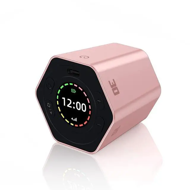 Alt view image 6 of 7 - 6-Sided Flip Countdown Timer, Rotating Multi-Face Time Cube, Kitchen Cooking Timer, Study Fitness Clock, Self-Discipline Workout Tool - blue