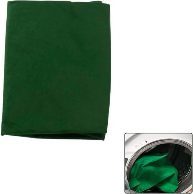 Alt view image 3 of 5 - SUNSURE Round Felt Game Table Cover 36"-48" Green Elastic Edge Tablecloth for Poker, Puzzles, Mahjong, Card, Board Games and Dice Games