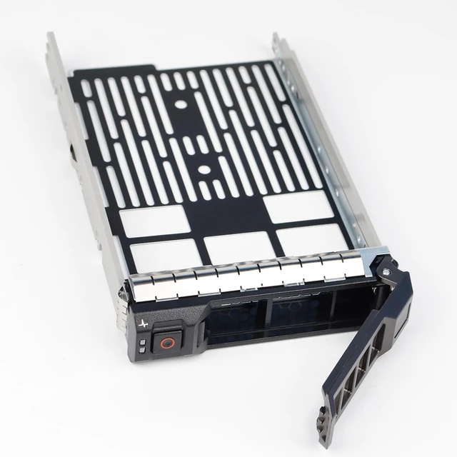 Alt view image 3 of 5 - 2 Pack Hard Drive Tray Caddy KG1CH 0KG1CH HDD Caddy 3.5 SSD Tray Hard Drive Bracket Compatible for Dell PowerEdge R430 R530 R630 R730 T430 T630 T440 R420 R520 R620 R720 T420 T620 R710 T610