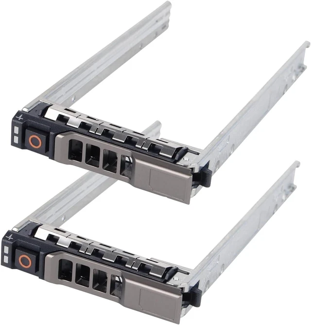 Main image of 2-Pack Hard Drive Tray Caddy 2.5 SSD Bracket G176J Hard Drive Bracket Compatible with Dell PowerEdge R410 R610 R710 R620 R720 T320 T420 R630 R730 T440 T640