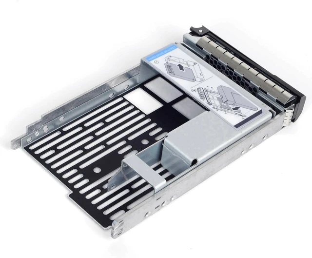 Alt view image 5 of 5 - 2-Pack 3.5" Hard Drive Tray Caddy with 2.5" Drive Adapter Compatible for Dell PowerEdge Servers R430 T430 R530 T630 R730 R930 R420 T420 R520 T620 R720 R410 R415 R515 T610 R710 T710