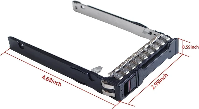 Alt view image 4 of 6 - 2PCS 2.5 Drive Tray Caddy P22892 P22892-002 Compatible for HP G10 Gen10 Plus V2 G11 Server DL20 DL360 DL365 DL380 DL385 DL325