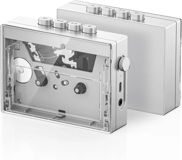 Alt view image 3 of 7 - FiiO CP13 Cassette Player (Transparent)