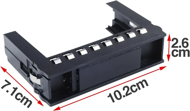 Alt view image 2 of 6 - 2-Pack 3.5" SFF Hard Drive Blank Filler Compatible for Dell PowerEdge R440 R640 R640 R740 R740xd R940