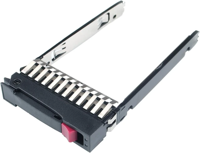 Alt view image 2 of 4 - 2-Pack Hard Drive Caddy 2.5 Hard Drive Bracket 500223-001 500223-002 SSD Caddy Compatible for HP G5 G6 G7 DL380 DL360 DL580 BL460c ML350 ML370 ML570