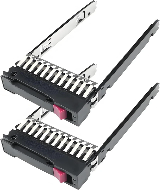 Main image of 2-Pack Hard Drive Caddy 2.5 Hard Drive Bracket 500223-001 500223-002 SSD Caddy Compatible for HP G5 G6 G7 DL380 DL360 DL580 BL460c ML350 ML370 ML570