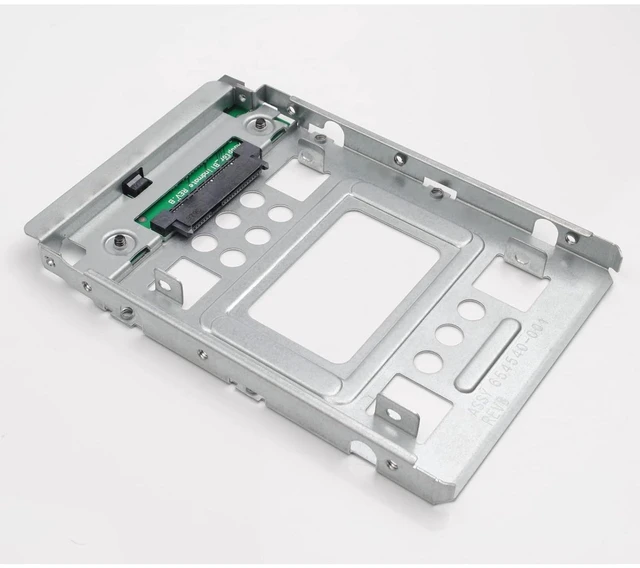 Main image of 2.5 to 3.5 Hard Drive Adapter SSD, 654540-001 Hard Drive Caddy Adapter Compatible with All HP Dell IBM 3.5" 651314-001 F238F X7K8W 774026-001 SM17A06251 SAS SATA Hard Drive