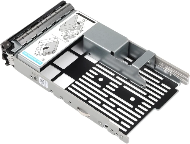 Alt view image 6 of 6 - 2-Pack 2.5 to 3.5 Hard Drive Adapter SSD 3.5 Hard Drive Caddy 0KG1CH with 2.5 Adapter Compatible for Dell PowerEdge R430 R530 R630 R730 T430 T630 T440 R520 R620 R720