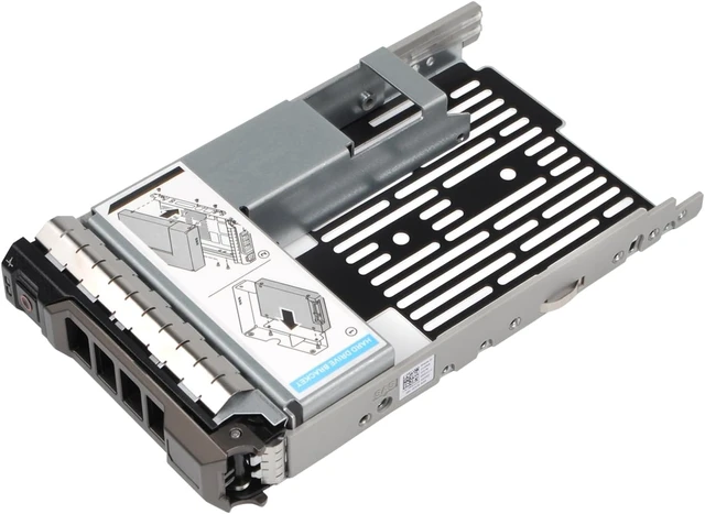 Alt view image 3 of 6 - 2-Pack 2.5 to 3.5 Hard Drive Adapter SSD 3.5 Hard Drive Caddy 0KG1CH with 2.5 Adapter Compatible for Dell PowerEdge R430 R530 R630 R730 T430 T630 T440 R520 R620 R720