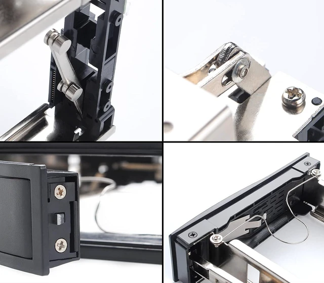 Alt view image 2 of 7 - 5.25 Trayless Hot Swap Mobile Rack for 3.5 Hard Drive Adatper, Lockable Drive Bay and LED Light, with SATA Power Cable