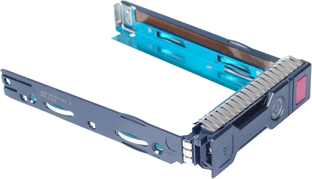 Alt view image 3 of 4 - 2-Pack Hard Drive Tray Caddy 3.5 SSD Caddy 651314-001 Hard Drive Bracket Compatible with HP ProLiant BL460c BL465c BL660c DL160 DL360e DL380p DL560 ML350p Gen8 BL460c DL180 DL360 DL380 ML350 Gen9