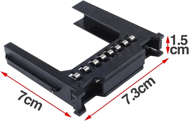 Alt view image 2 of 5 - 4-Pack 2.5" Hard Drive Blank Caddy Filler RJ8J9 0RJ8J9 Compatible for Dell PowerEdge R440 R540 R640 R740 R840 R940 R750 R7525 R760