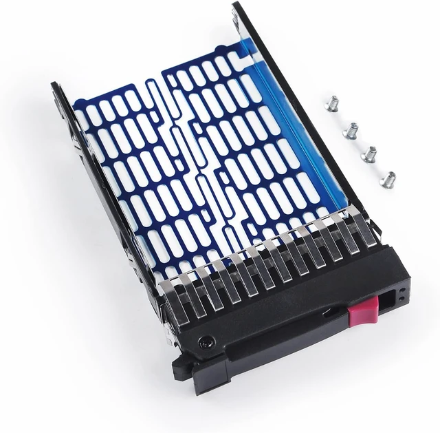 Alt view image 5 of 6 - 2-Pack Hard Drive Tray Caddy 378343-002 371593-001 SSD Mount 2.5 HDD Caddy Compatible for HP Proliant DL380 DL360 G6 DL360 DL580 DL585 DL785 G5 BL20p DL380 DL580 ML570 G4 DL385 G5p DL360 G4p
