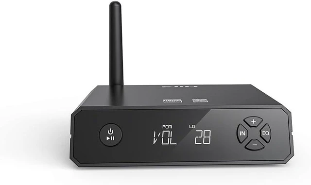 Main image of FiiO BR13 HiFi Bluetooth 5.1 Music Receiver Long Range Bluetooth Adapter with USB DAC, LDAC/aptX Low Latency, OLED Display & RCA Optical Coaxial Output for Home Stereo,PC/TV