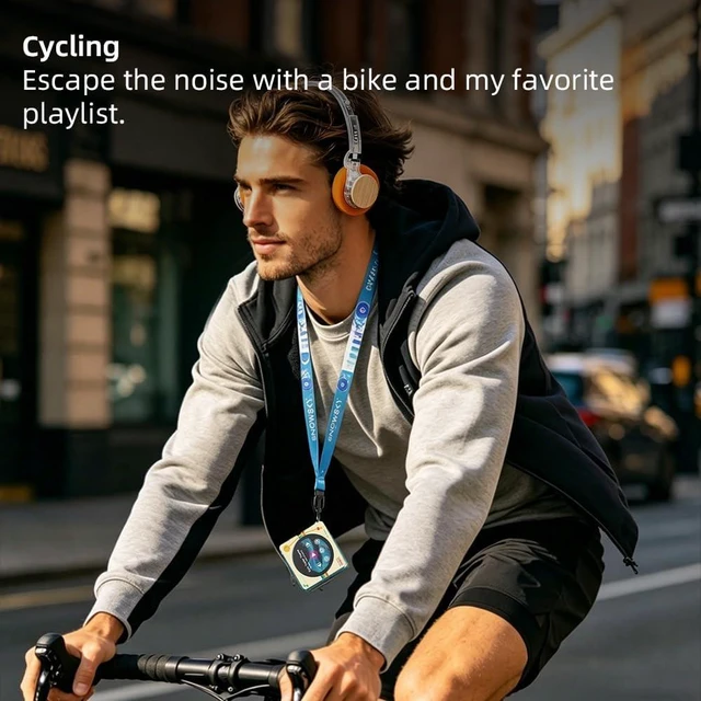 Alt view image 6 of 7 - FIIO DISC Portable HiFi Music Player, Dual DAC Digital Audio Player with 3.5mm & 4.4mm Outputs, Bluetooth 5.4 LDAC,Touchscreen (Black) blue