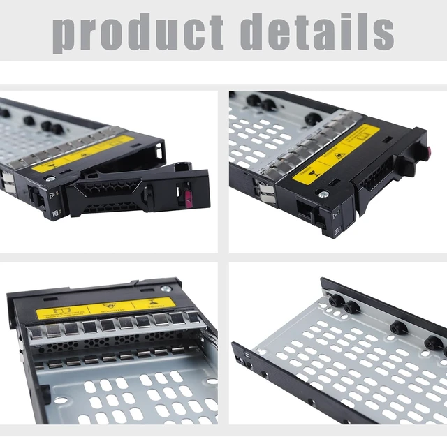 Alt view image 2 of 6 - Hard Drive Tray Caddy 2.5" SFF SAS/SATA SSD Bracket P14405-001 Hard Drive Bracket Compatible for HPE MSA M2 1060 2060 M2