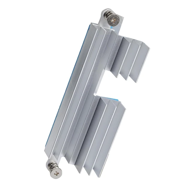 Alt view image 3 of 4 - Aluminum Heat Sink 639V8 0639V8 Voltage Regulator Module HeatSink Compatible for Dell XPS 8930 / Dell T3630 Precision