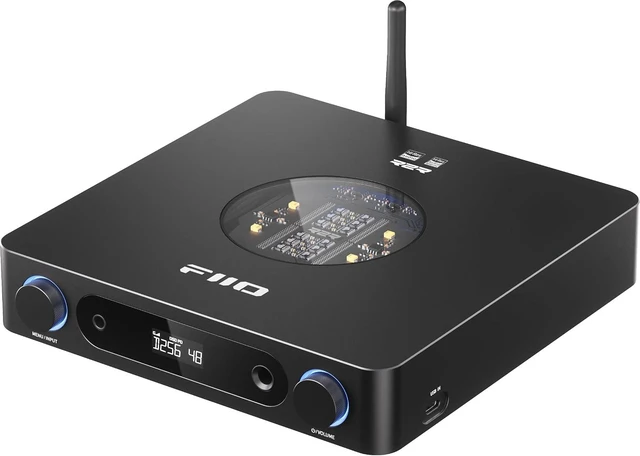 Main image of FiiO K13 R2R Desktop DAC & Headphone Amp, High-Fidelity 24Bit R2R DAC, Powerful 2400mW Output, LDAC Bluetooth Streaming, Dual Power Supply, 10-Band PEQ, Balanced XLR & RCA Audio Output (Black)