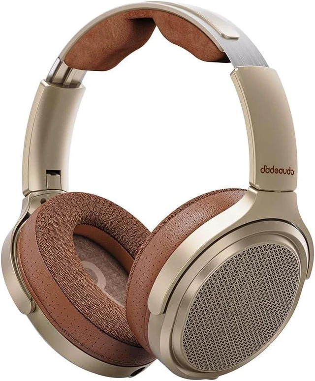 Main image of FiiO JT7 Over-Ear Planar Magnetic Headphones, 95x86mm Planar Driver, 3µm Ultra-Thin Diaphragm, Foldable Lightweight Design, Detachable 4.4mm/3.5mm Cable for Audiophiles (Black) Champagne Gold